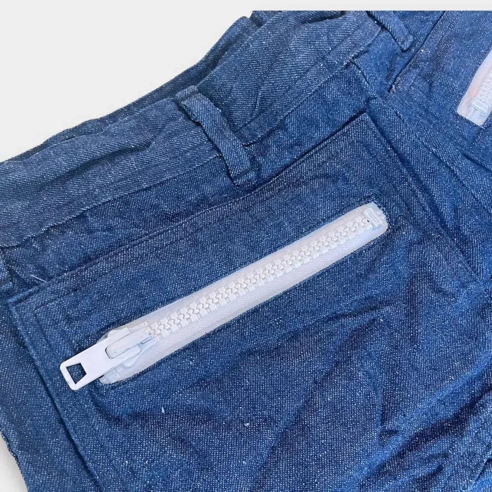 70s Denim Swim Shorts